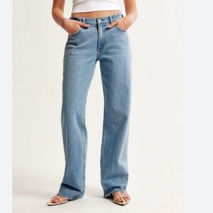 Abercrombie & Fitch the baggy wide leg denim